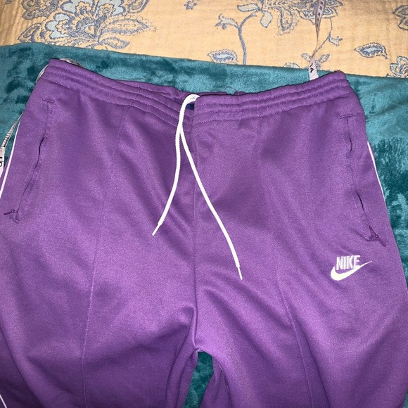 Vintage 90s Retro Nike track suit matching set rare Purple Women’s large - Picture 14 of 16